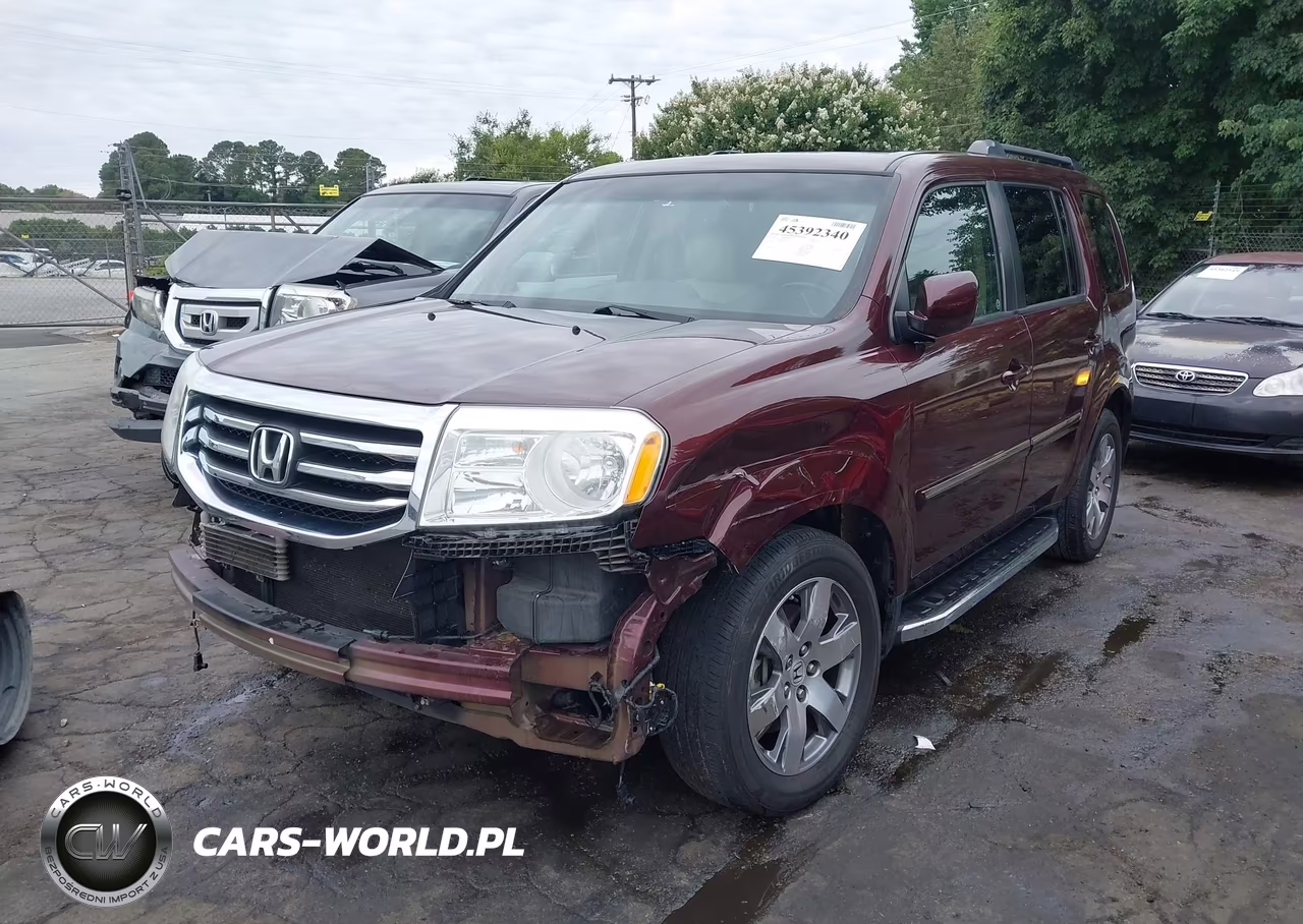 2014 Honda Pilot Touring VIN:5FNYF4H92EB021226 - 2