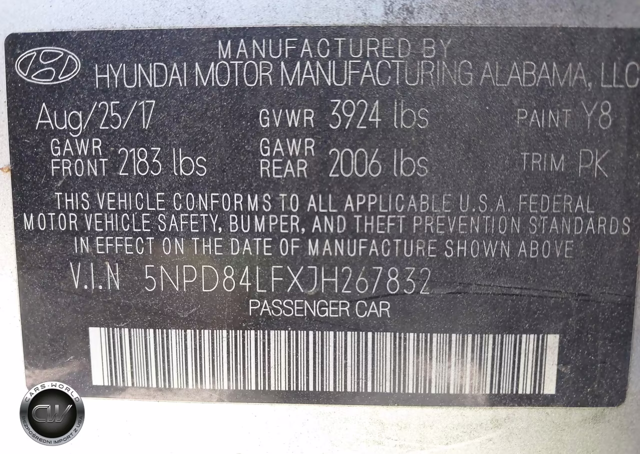 2018 Hyundai Elantra Sel VIN:5NPD84LFXJH267832 - 9
