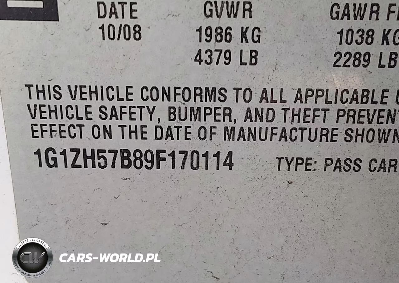 2009 Chevrolet Malibu Lt VIN:1G1ZH57B89F170114 - 9