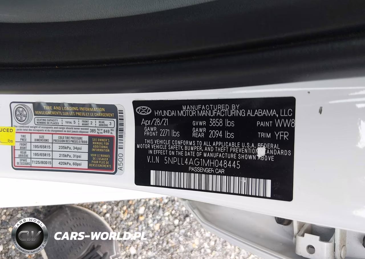 2021 Hyundai Elantra Se VIN:5NPLL4AG1MH048445 - 9