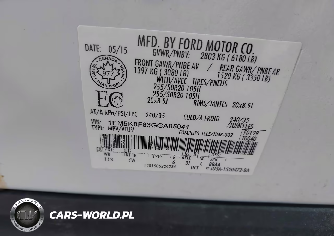 2016 Ford Explorer Limited VIN:1FM5K8F83GGA05041 - 9
