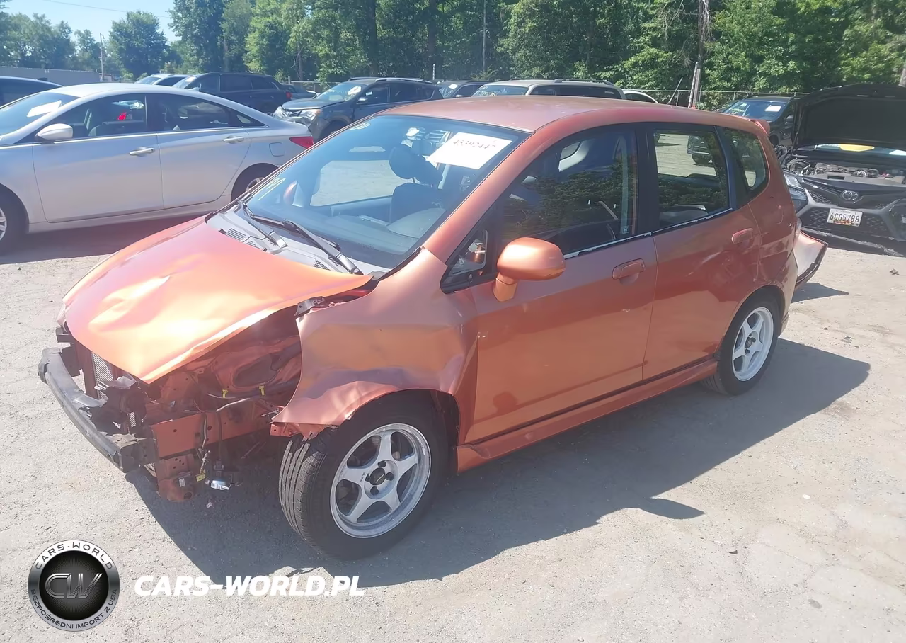 2007 Honda Fit Sport VIN:JHMGD38697S067075 - 2