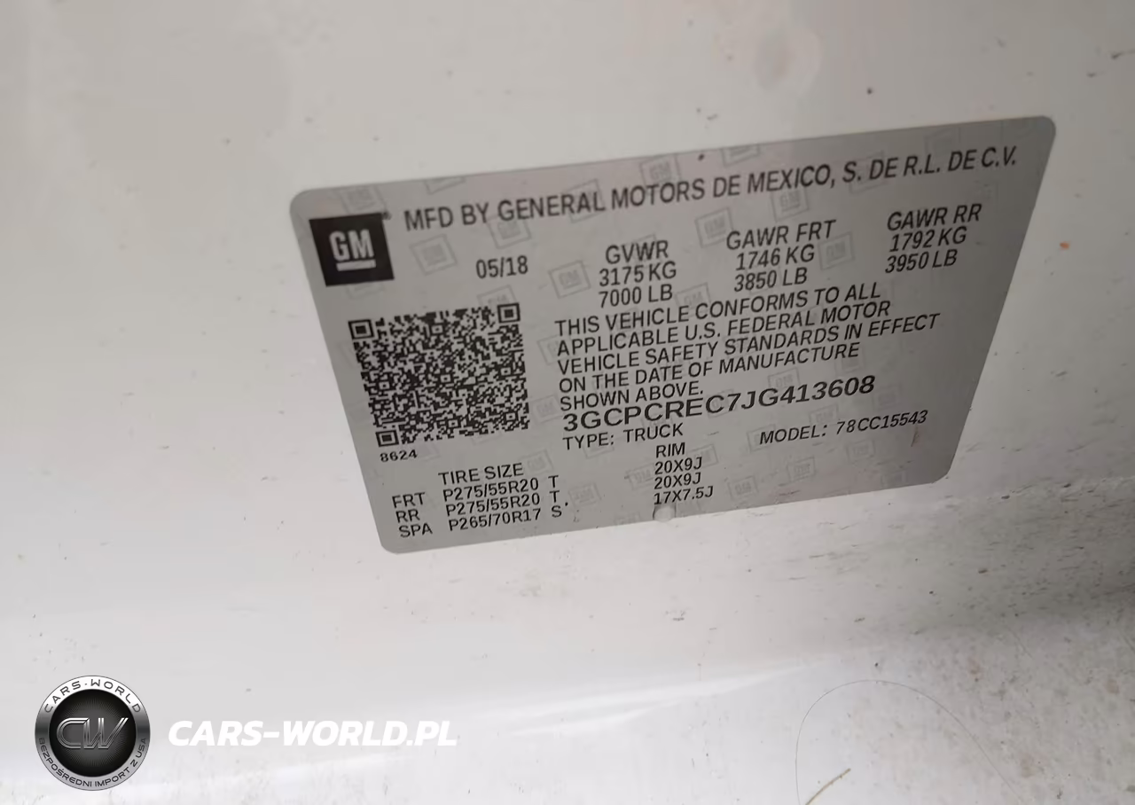 2018 Chevrolet Silverado 1500 Lt VIN:3GCPCREC7JG413608 - 9