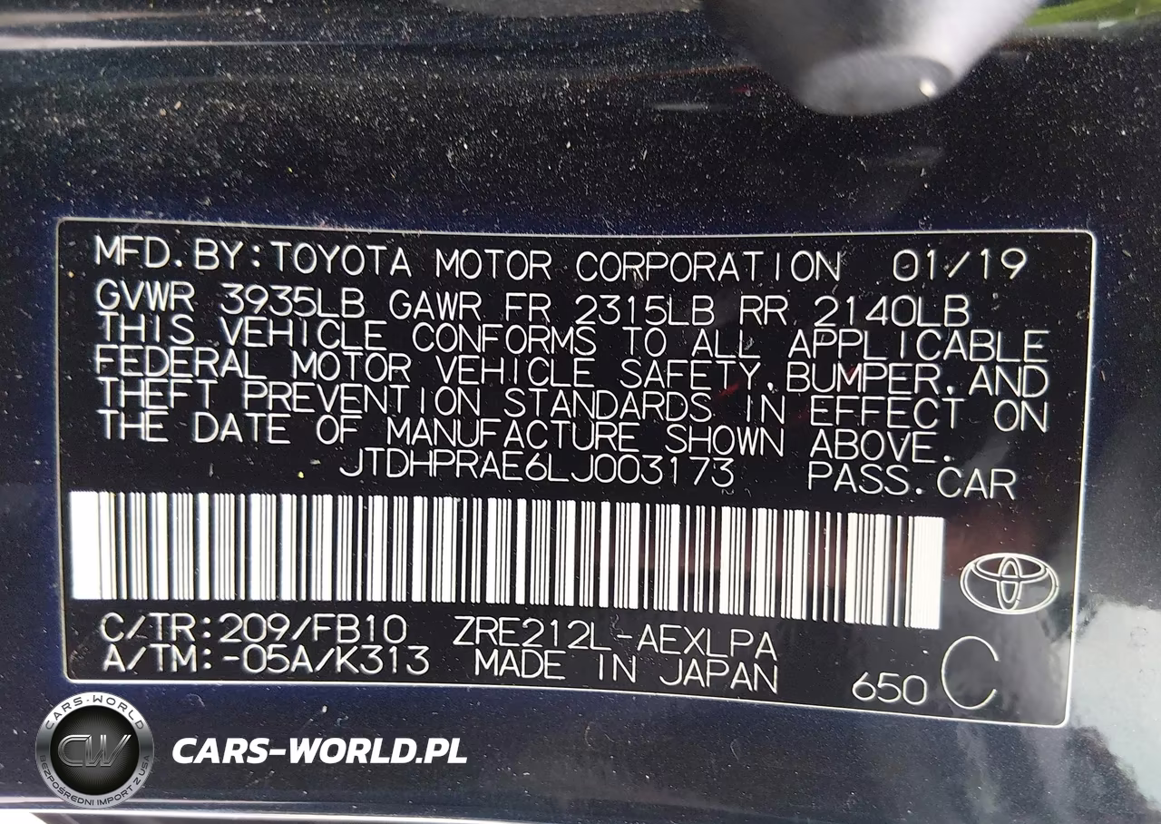 2020 Toyota Corolla Le VIN:JTDHPRAE6LJ003173 - 9