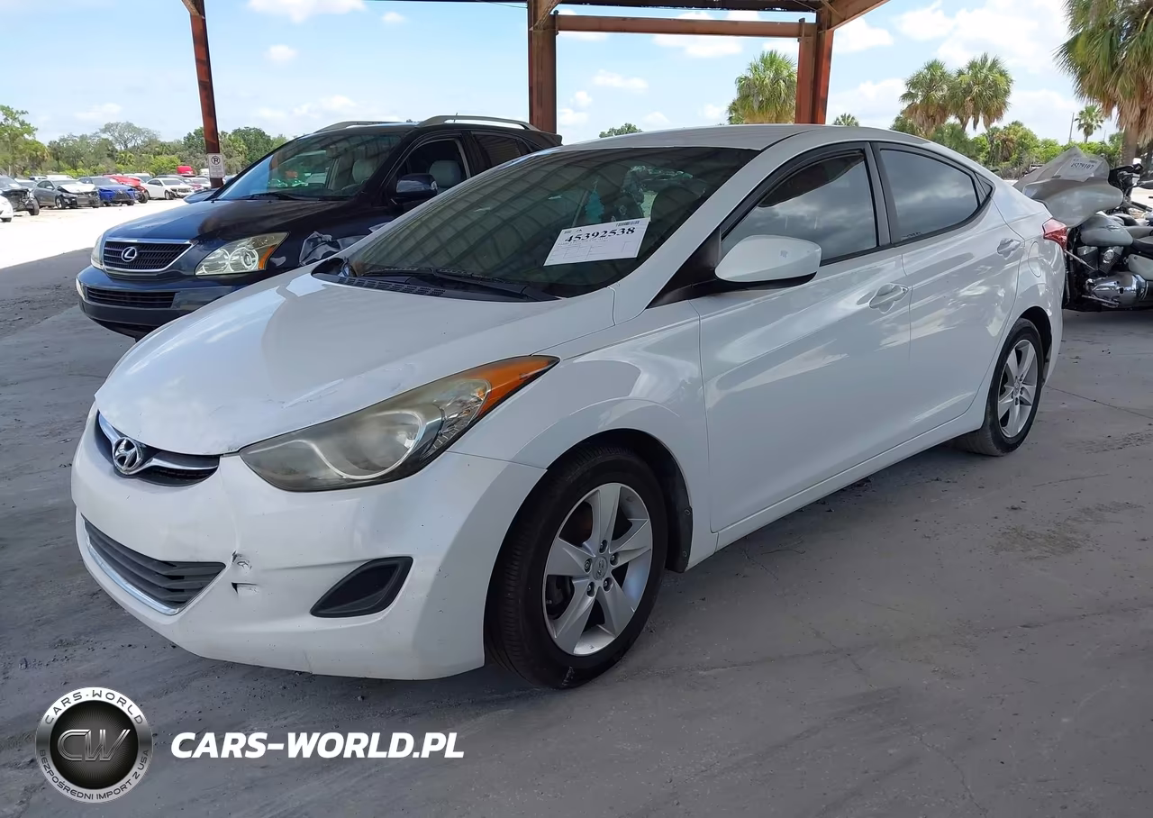 2013 Hyundai Elantra Gls VIN:5NPDH4AE1DH442239 - 2