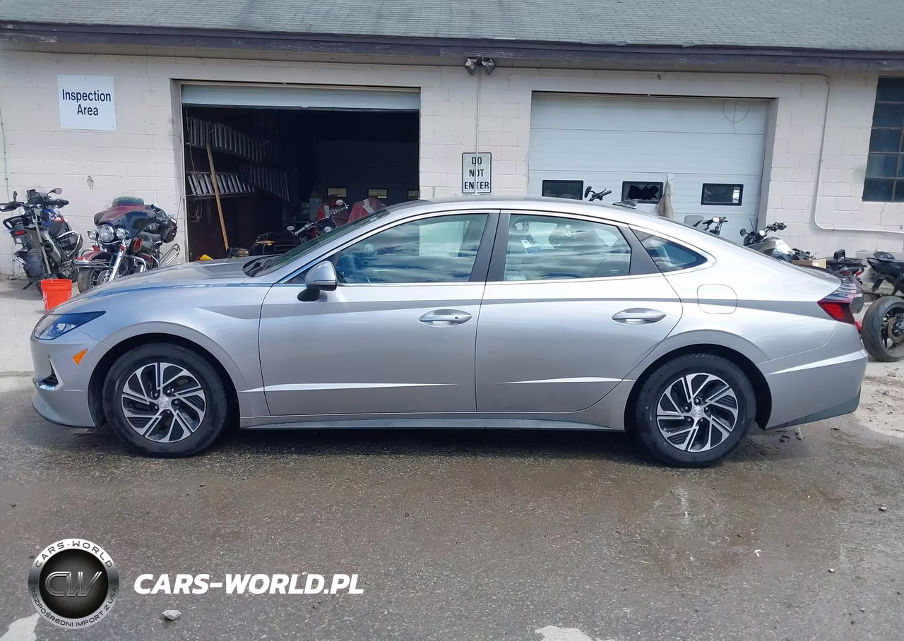 2021 Hyundai Sonata Blue VIN:KMHL24JJ1MA030884 - 14