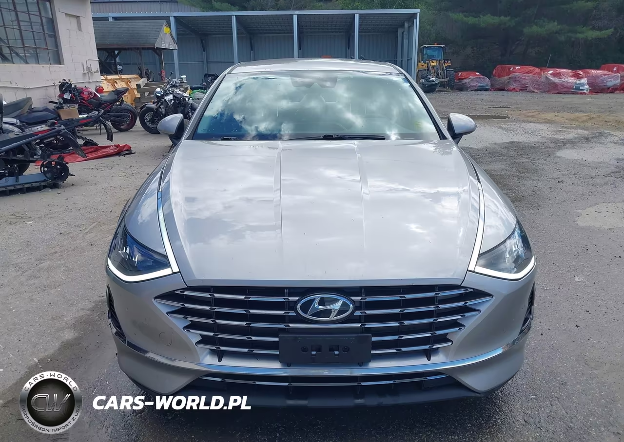 2021 Hyundai Sonata Blue VIN:KMHL24JJ1MA030884 - 6