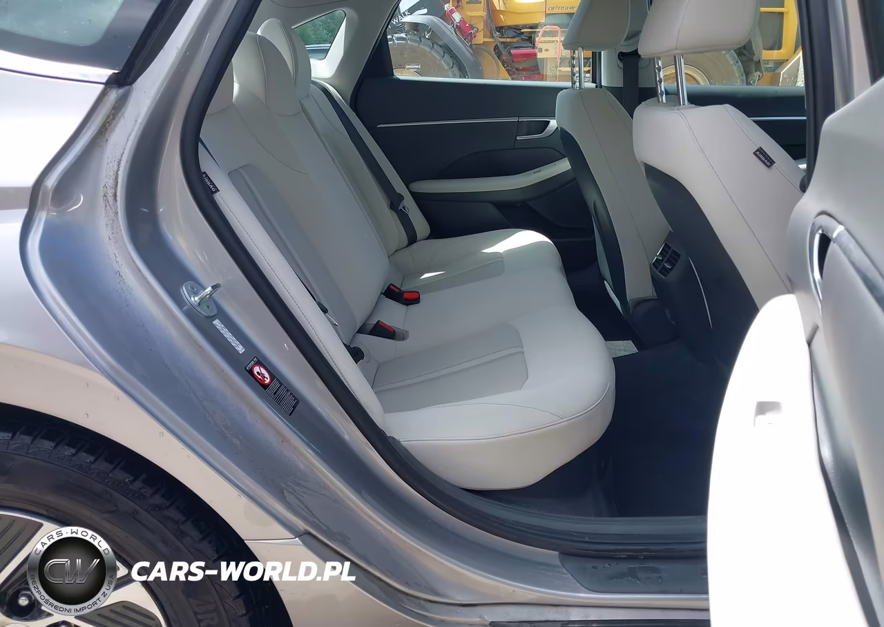 2021 Hyundai Sonata Blue VIN:KMHL24JJ1MA030884 - 8