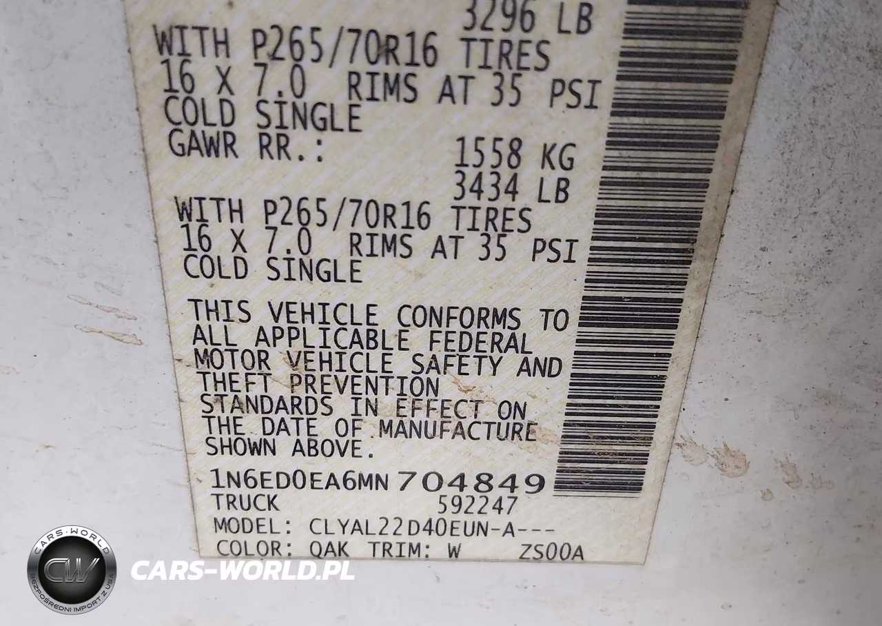 2021 Nissan Frontier Sv 4X2 VIN:1N6ED0EA6MN704849 - 9