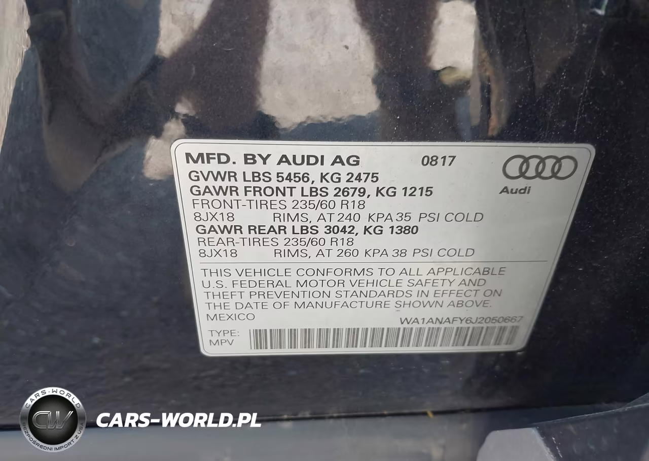 2018 Audi Q5 2.0T Premium-2.0T Tech Premium VIN:WA1ANAFY6J2050667 - 9