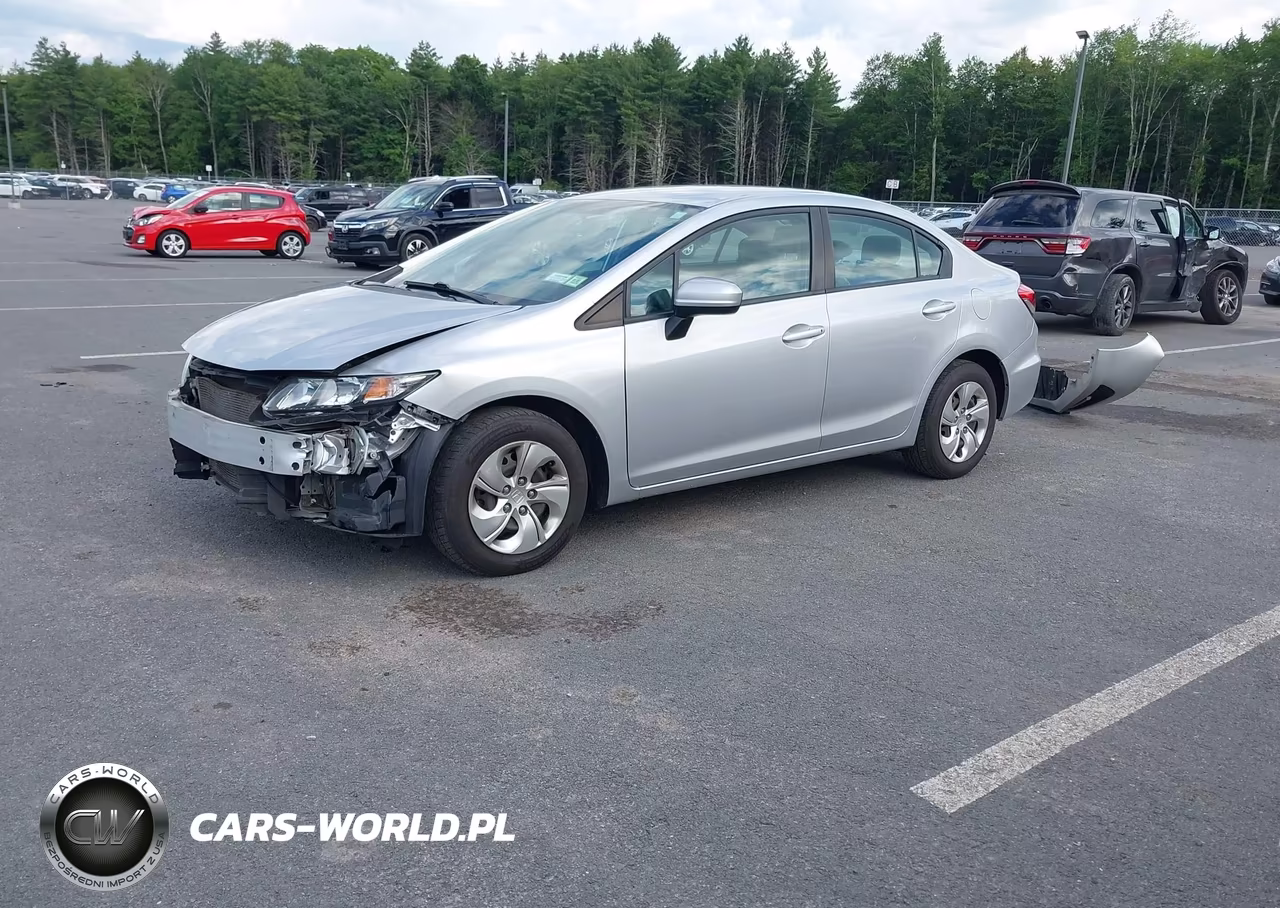 2015 Honda Civic Lx VIN:19XFB2F52FE296805 - 2