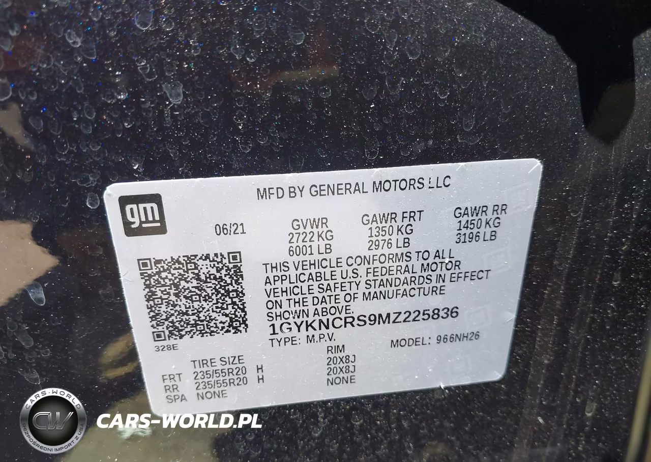 2021 Cadillac Xt5 Fwd Premium Luxury VIN:1GYKNCRS9MZ225836 - 9