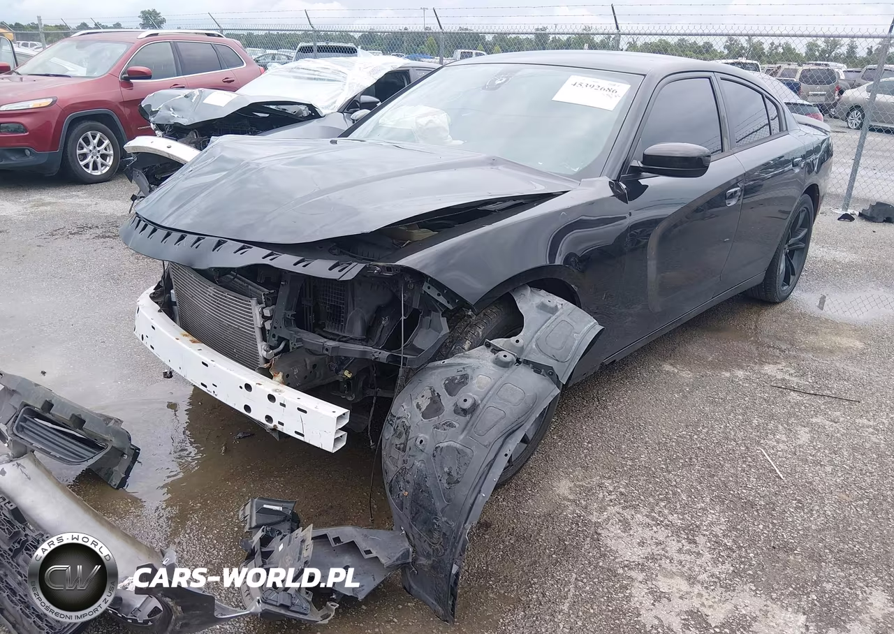 2018 Dodge Charger Sxt Rwd VIN:2C3CDXBG1JH313631 - 2