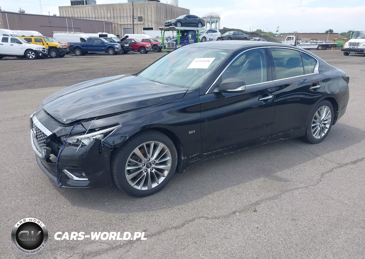 2019 Infiniti Q50 3.0T Luxe VIN:JN1EV7AR8KM558187 - 2