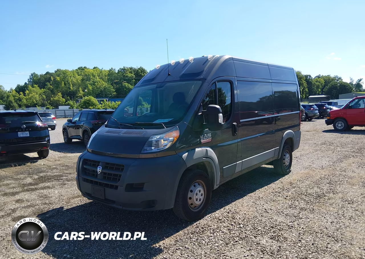 2018 Ram Promaster 2500 High Roof 136 Wb VIN:3C6TRVCG6JE151482 - 2