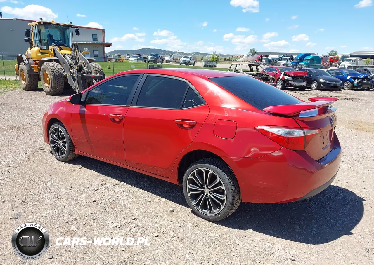2014 Toyota Corolla S Plus VIN:5YFBURHE4EP025336 - 3