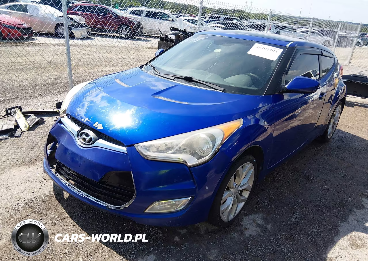 2012 Hyundai Veloster Base W-Black VIN:KMHTC6AD4CU036453 - 2