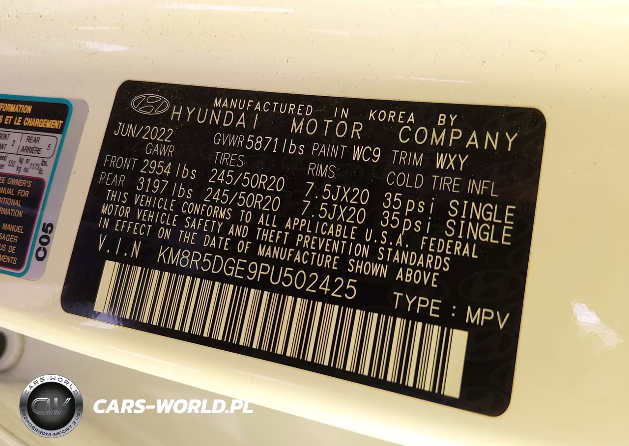 2023 Hyundai Palisade Limited VIN:KM8R5DGE9PU502425 - 9