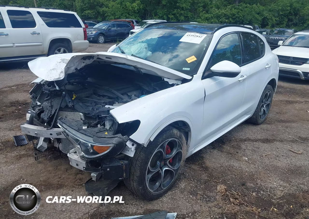 2021 Alfa Romeo Stelvio Ti Sport Awd VIN:ZASPAKBN3M7D00734 - 2