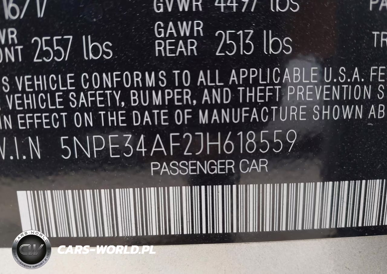 2018 Hyundai Sonata Sel VIN:5NPE34AF2JH618559 - 9