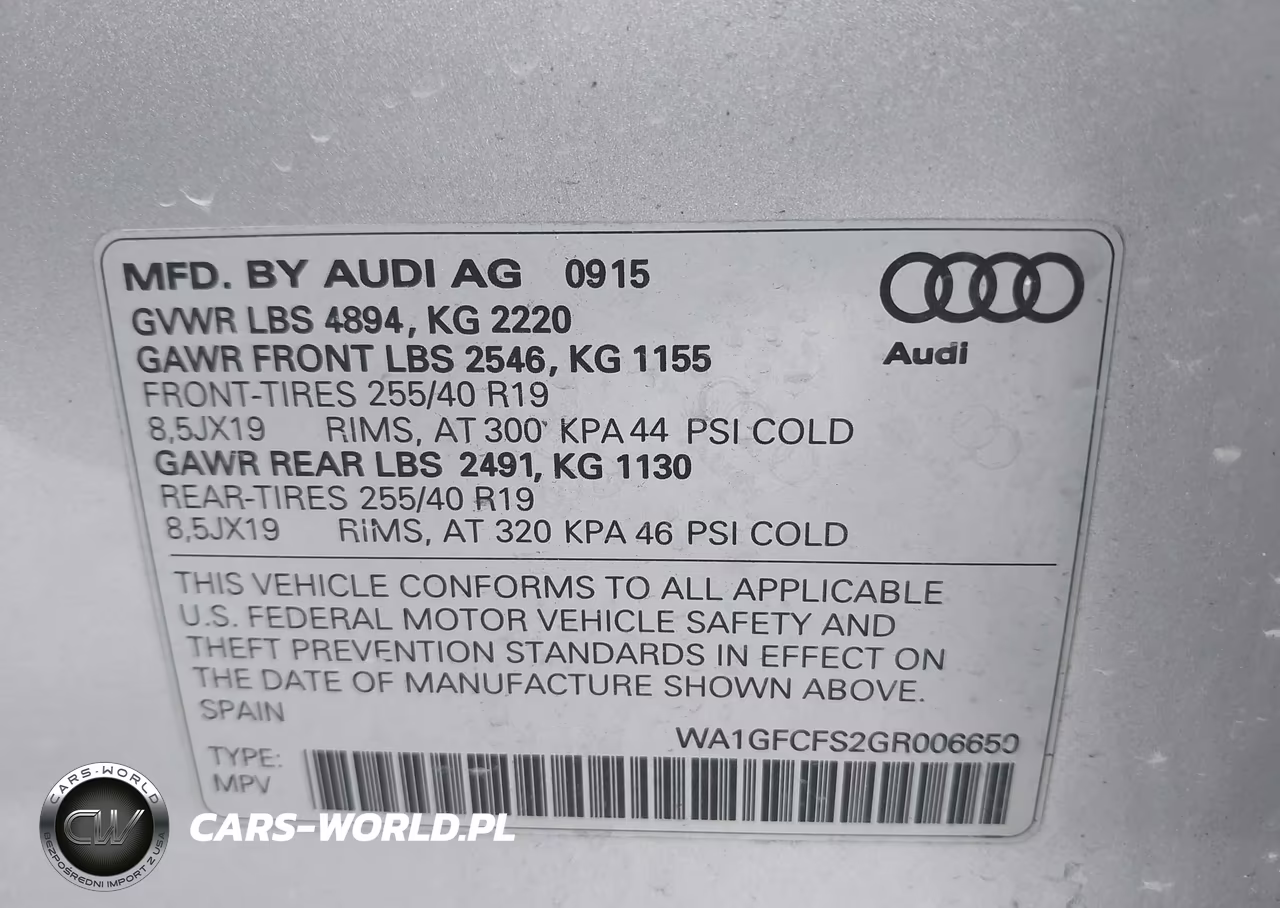 2016 Audi Q3 2.0T Premium Plus VIN:WA1GFCFS2GR006650 - 9