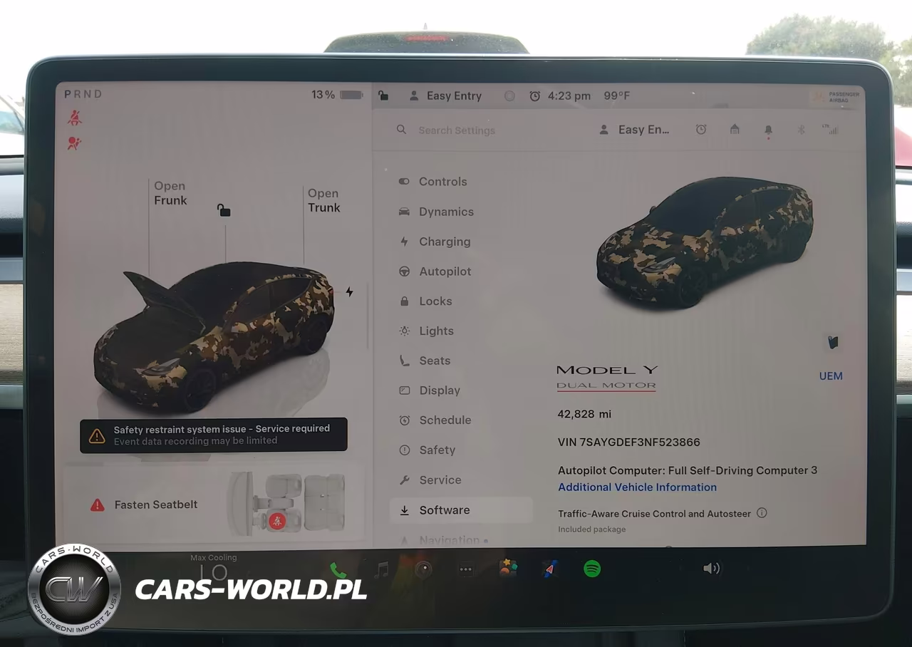 2022 Tesla Model Y Performance Dual Motor All-Wheel Drive VIN:7SAYGDEF3NF523866 - 7