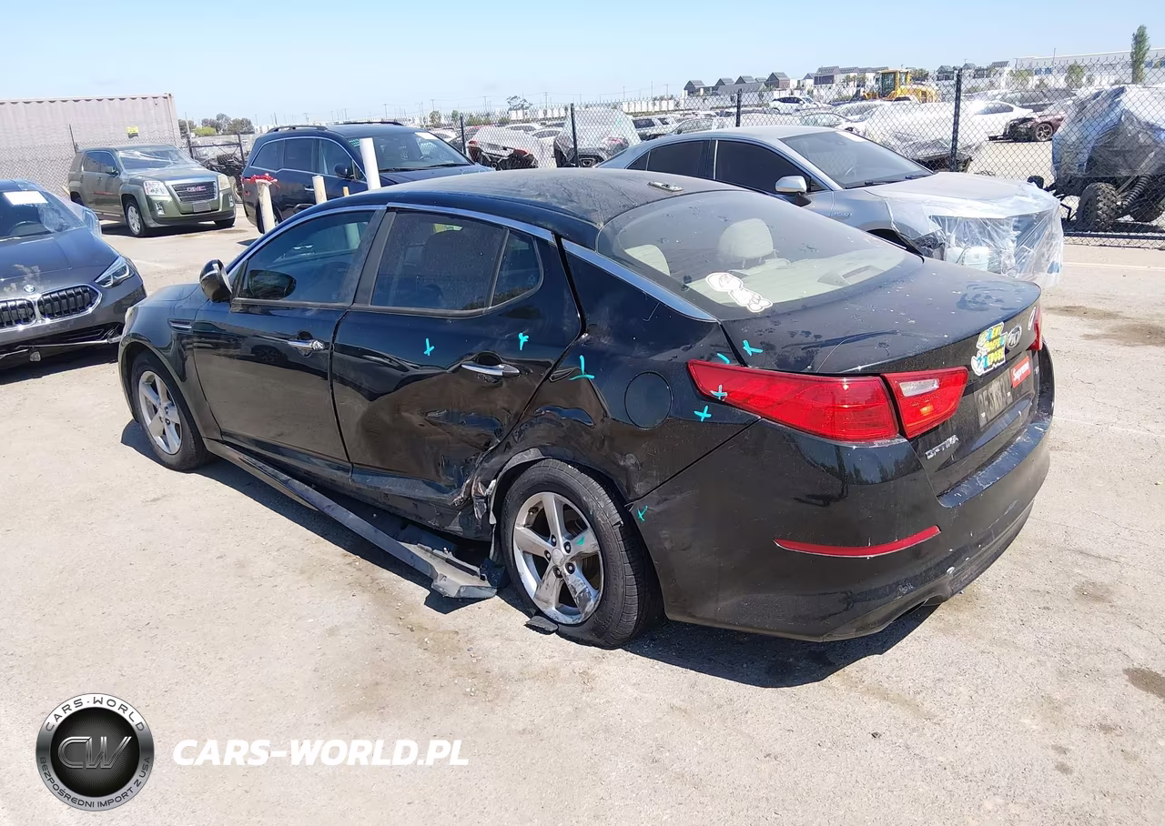 2014 Kia Optima Lx VIN:5XXGM4A76EG308110 - 3