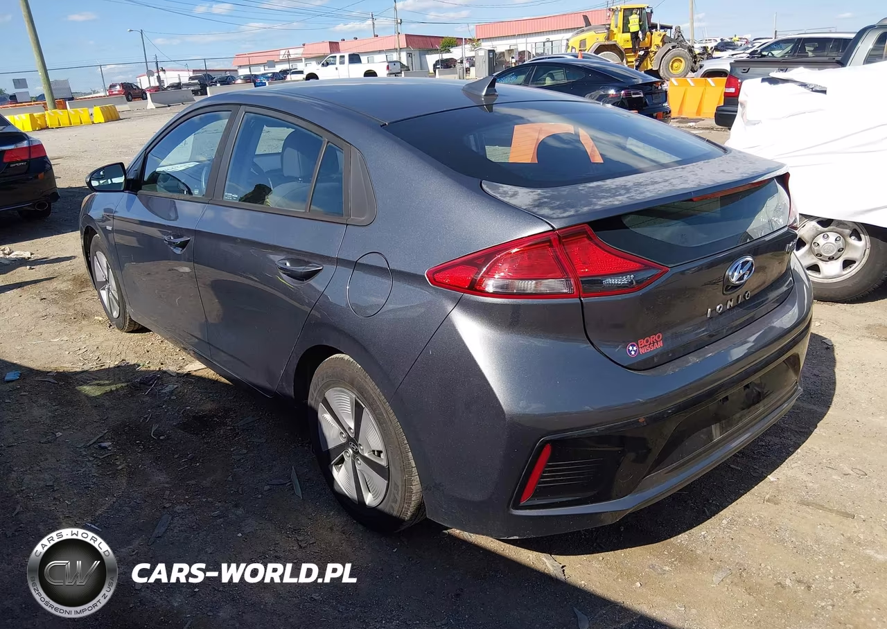 2018 Hyundai Ioniq Hybrid Blue VIN:KMHC65LC6JU076455 - 3