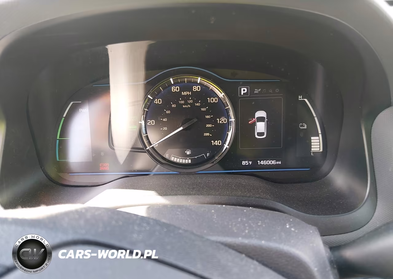 2018 Hyundai Ioniq Hybrid Blue VIN:KMHC65LC6JU076455 - 7