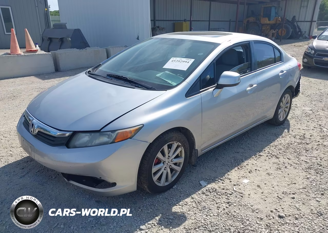 2012 Honda Civic Ex VIN:19XFB2F85CE107151 - 2