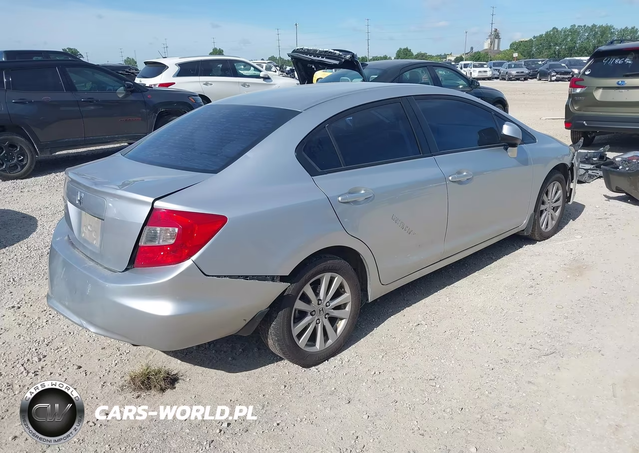 2012 Honda Civic Ex VIN:19XFB2F85CE107151 - 4