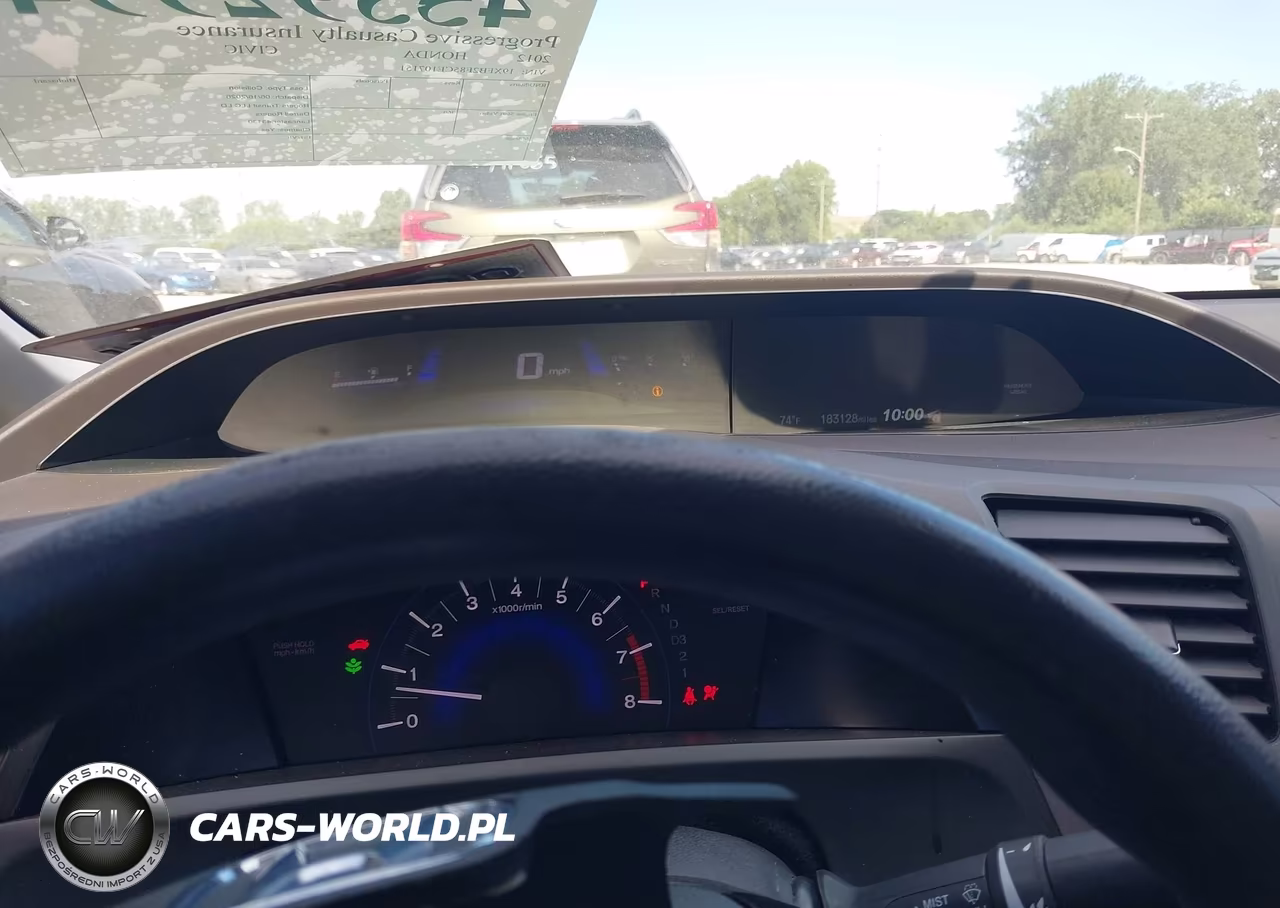 2012 Honda Civic Ex VIN:19XFB2F85CE107151 - 7