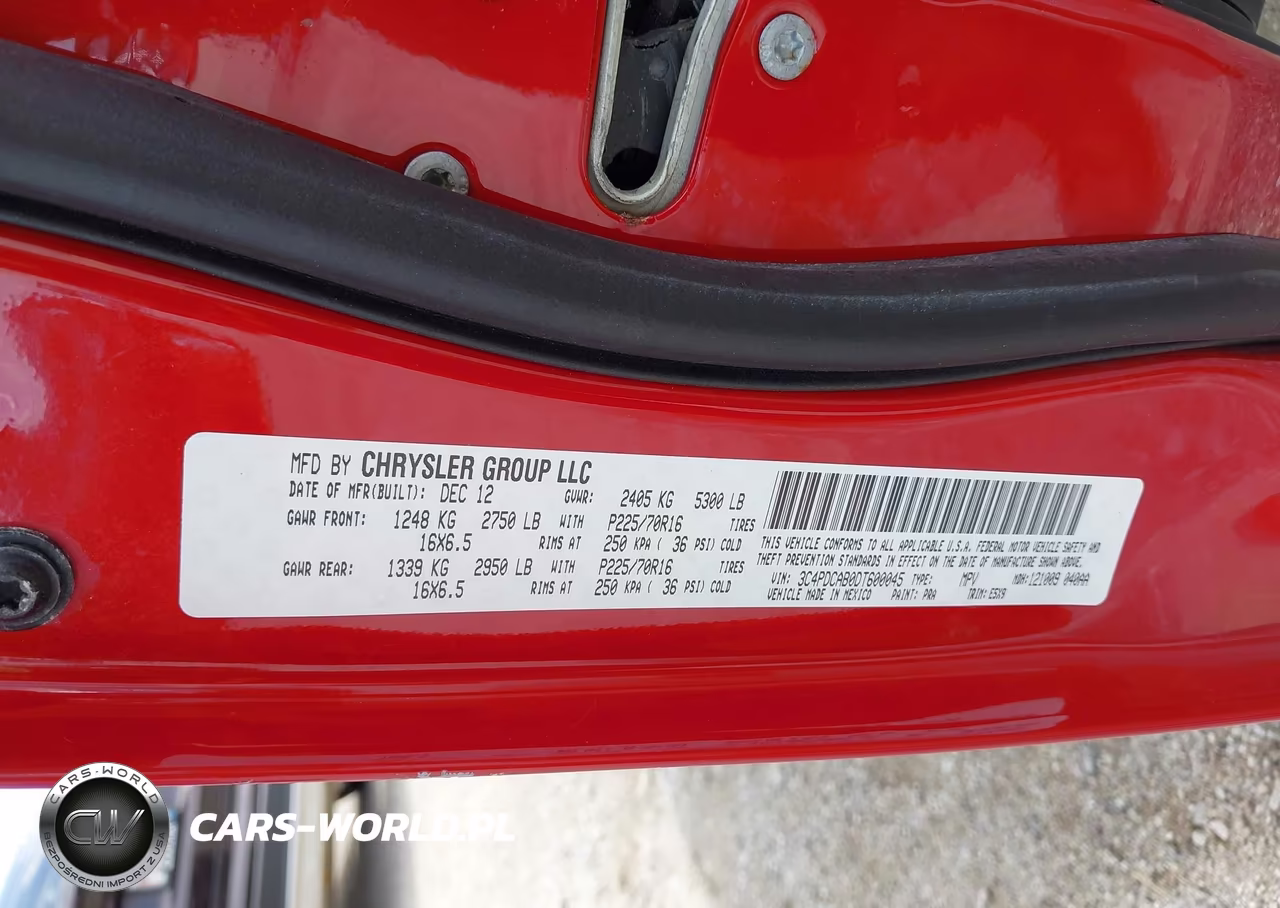 2013 Dodge Journey Se VIN:3C4PDCAB0DT600045 - 9