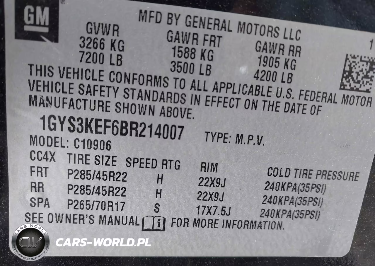 2011 Cadillac Escalade Esv Platinum Edition VIN:1GYS3KEF6BR214007 - 9