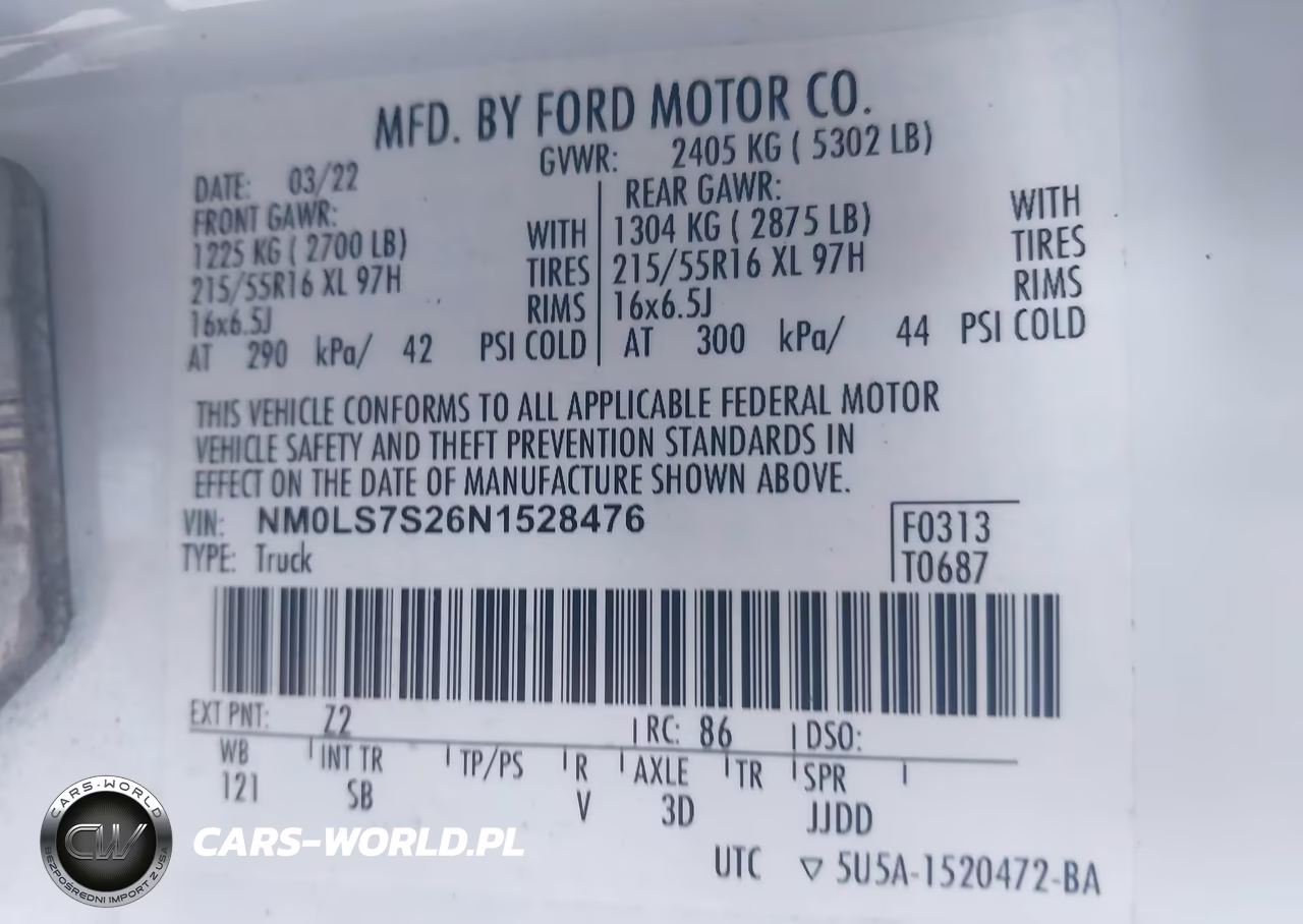2022 Ford Transit Connect Xl VIN:NM0LS7S26N1528476 - 9