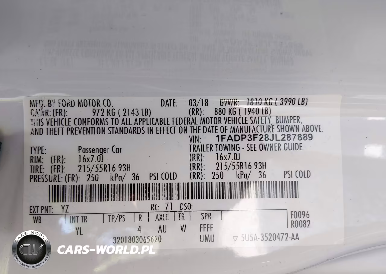 2018 Ford Focus Se VIN:1FADP3F28JL287889 - 9
