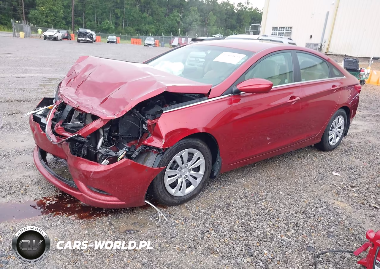 2012 Hyundai Sonata Gls VIN:5NPEB4AC5CH430789 - 2