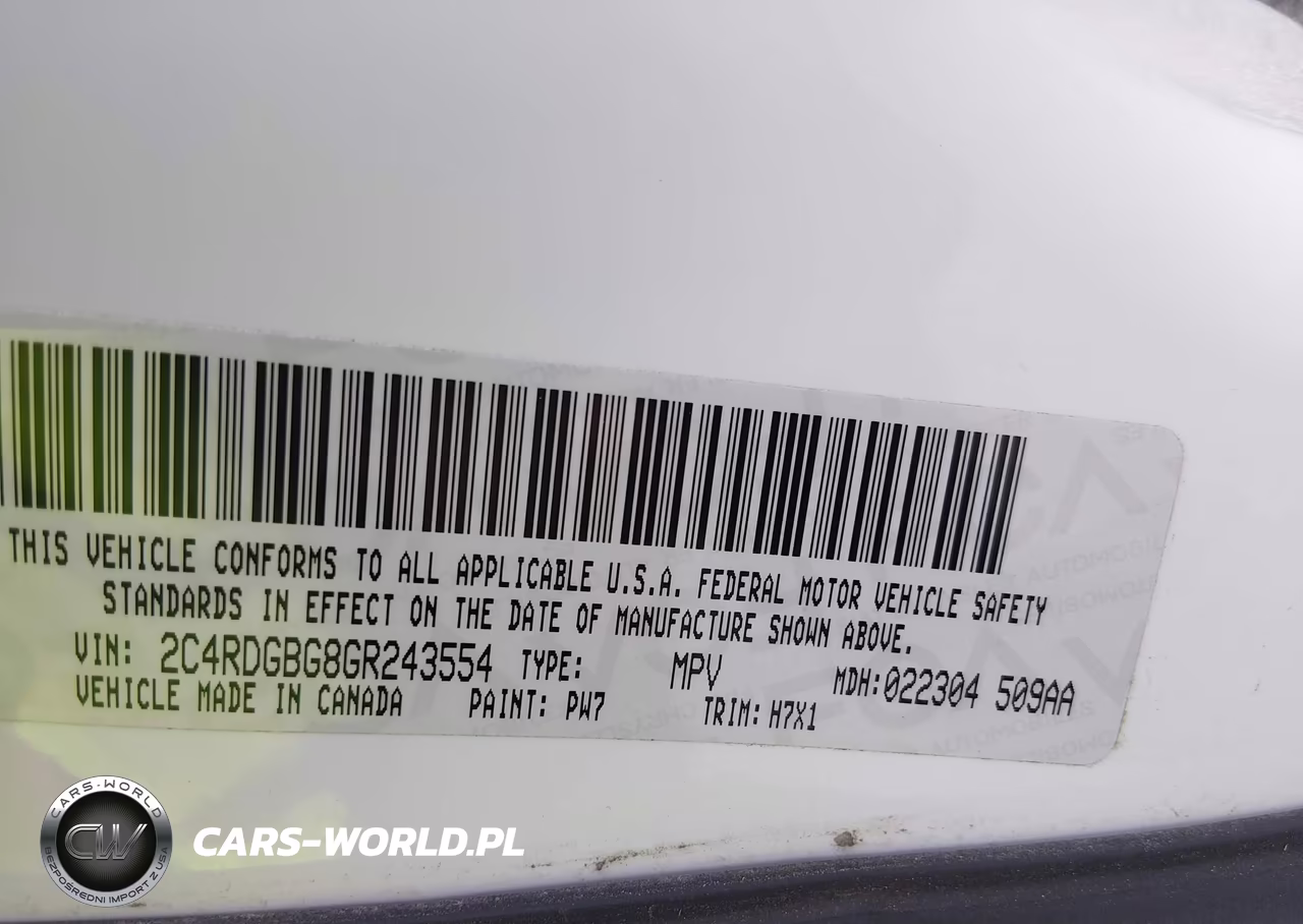 2016 Dodge Grand Caravan American Value Pkg VIN:2C4RDGBG8GR243554 - 9