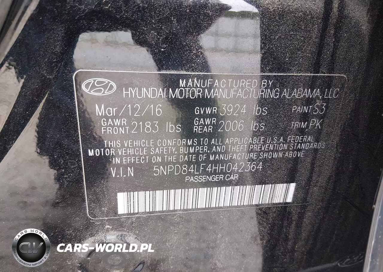 2017 Hyundai Elantra Limited VIN:5NPD84LF4HH042364 - 9