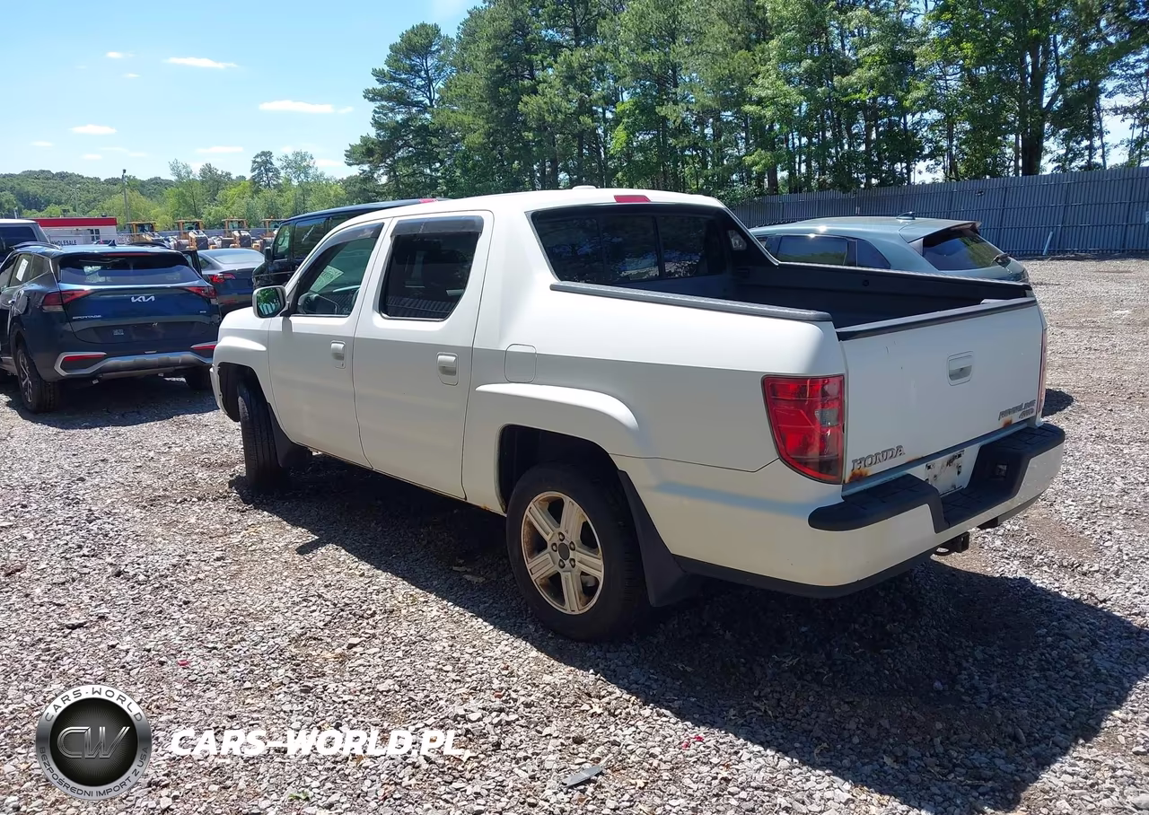 2011 Honda Ridgeline Rtl VIN:5FPYK1F54BB452423 - 3