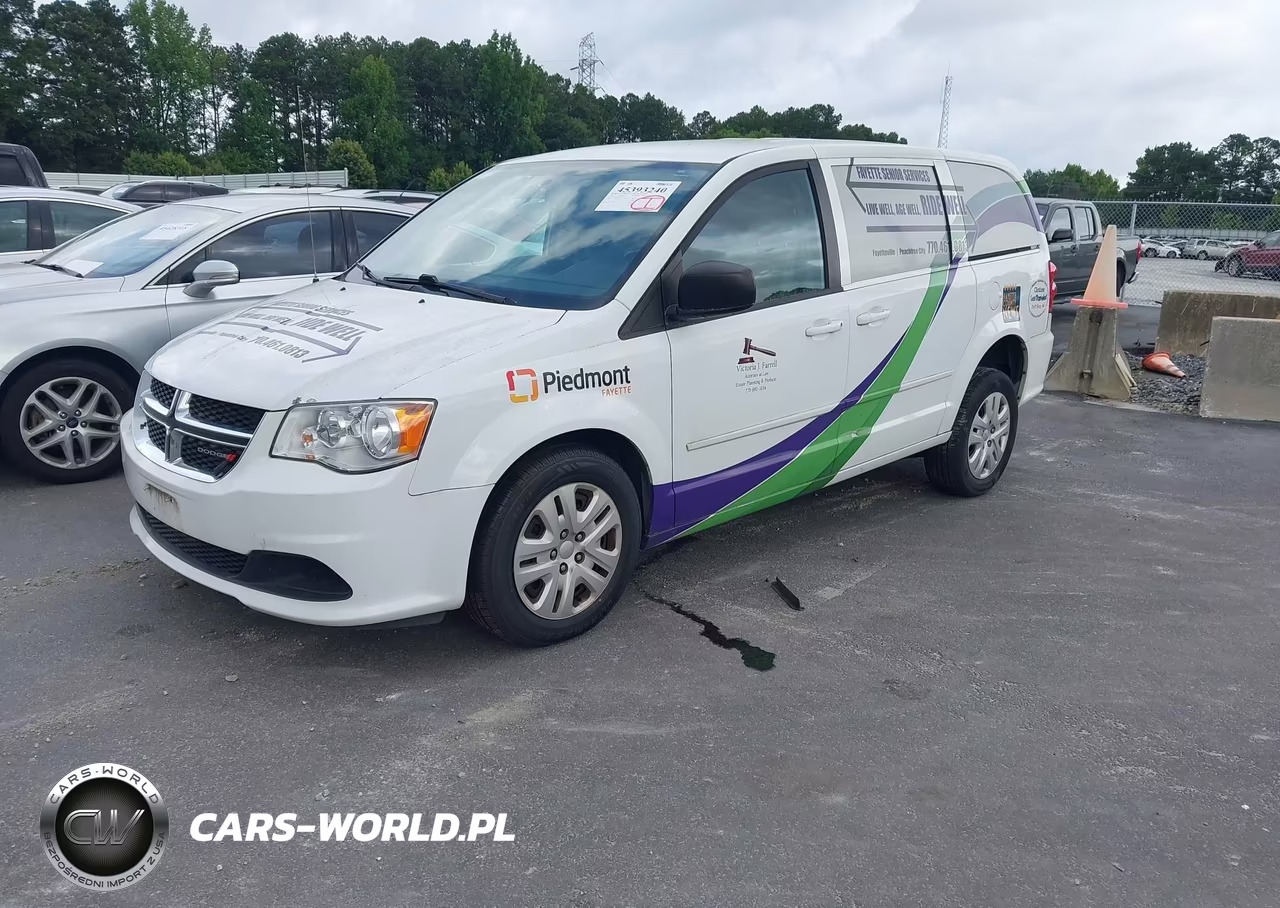 2016 Dodge Grand Caravan Se VIN:2C4RDGBGXGR191814 - 2