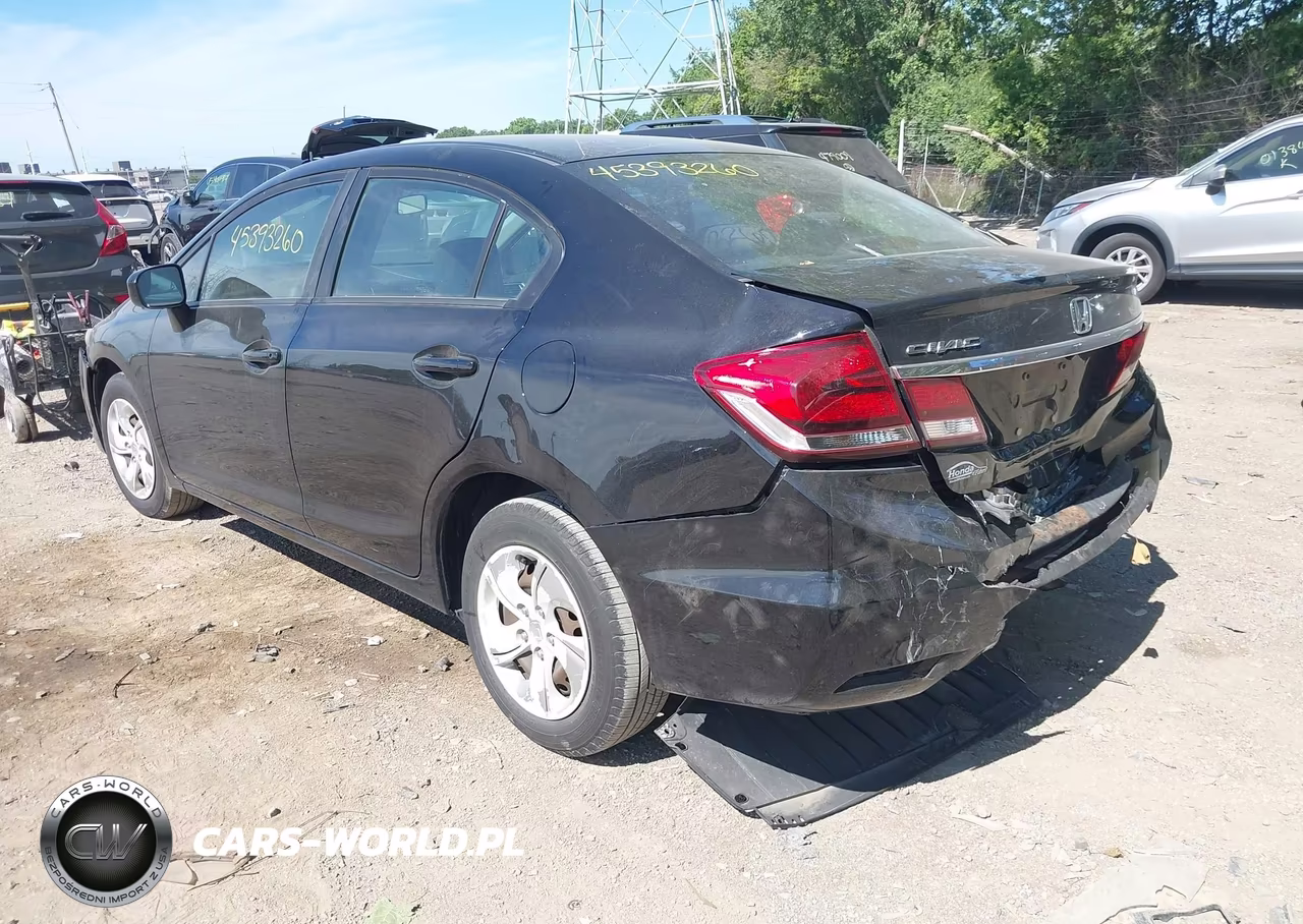 2014 Honda Civic Lx VIN:19XFB2F52EE053834 - 3