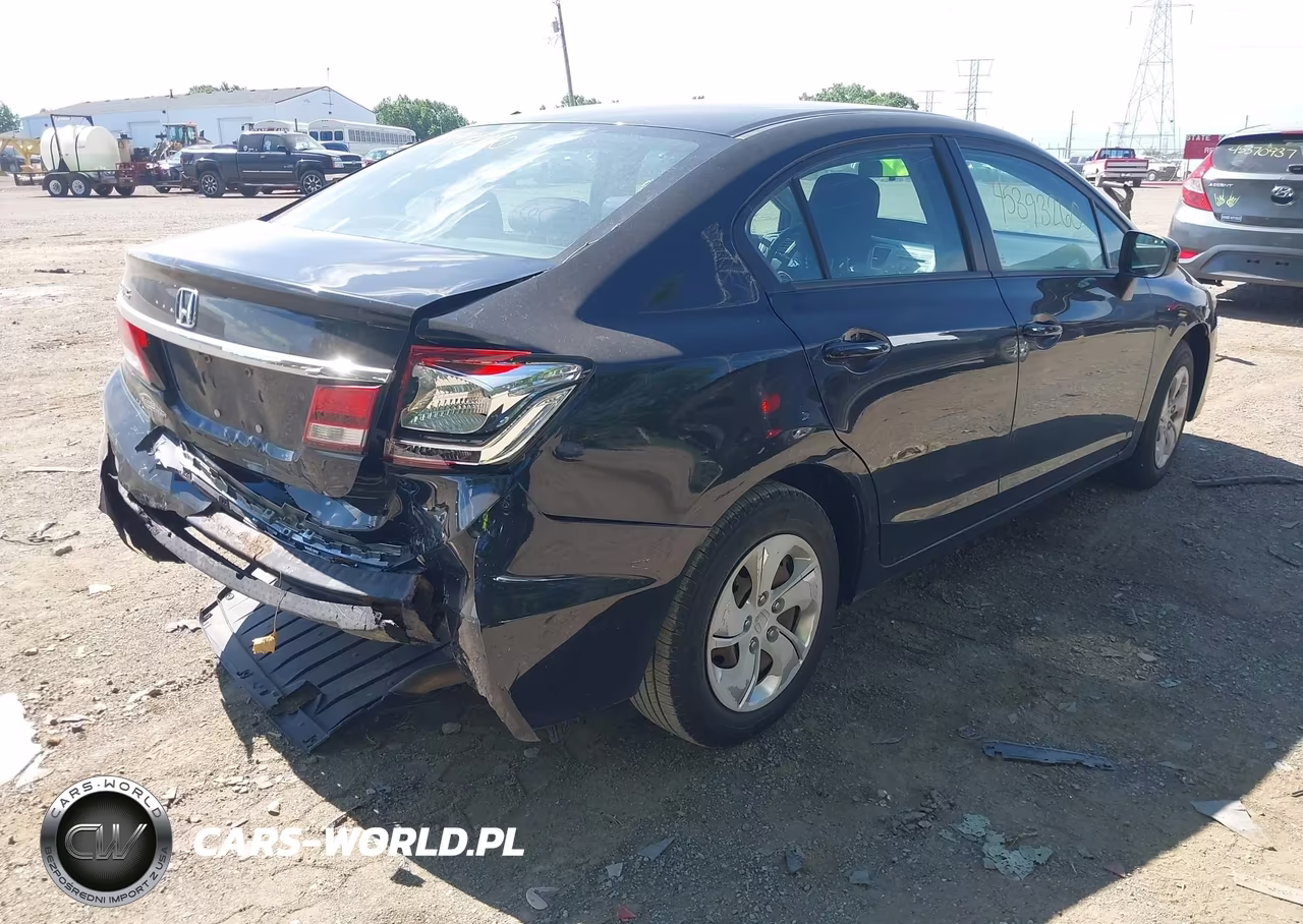 2014 Honda Civic Lx VIN:19XFB2F52EE053834 - 4