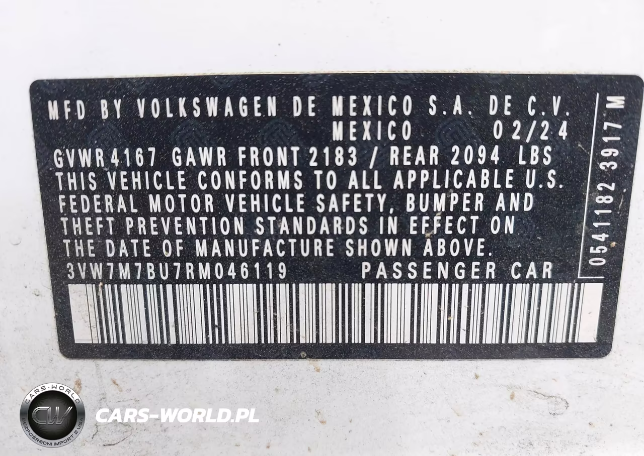 2024 Volkswagen Jetta 1.5T Se VIN:3VW7M7BU7RM046119 - 9