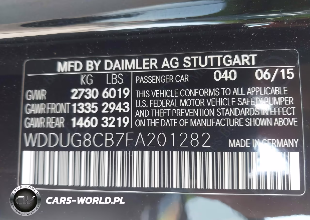 2015 Mercedes-Benz S 550 VIN:WDDUG8CB7FA201282 - 9