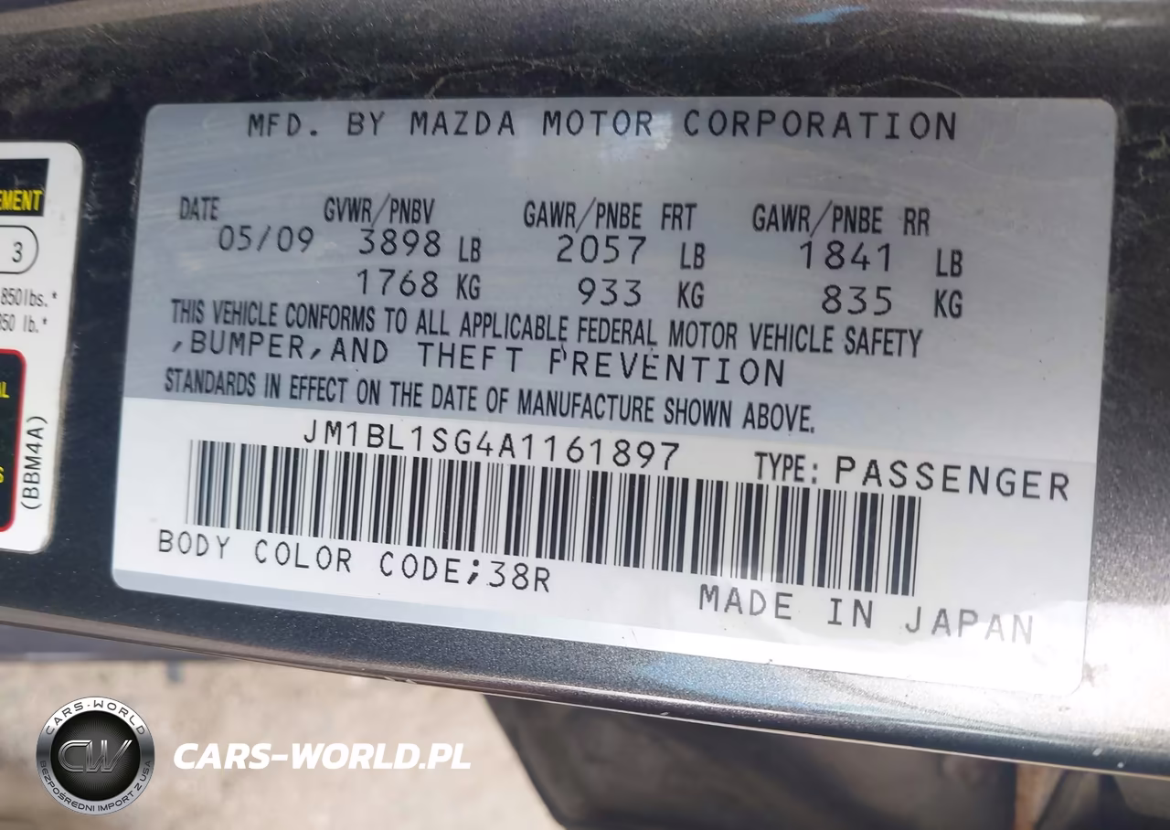 2010 Mazda Mazda3 I Touring VIN:JM1BL1SG4A1161897 - 9