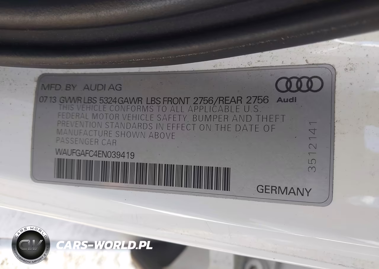 2014 Audi A6 3.0T Premium Plus VIN:WAUFGAFC4EN039419 - 9