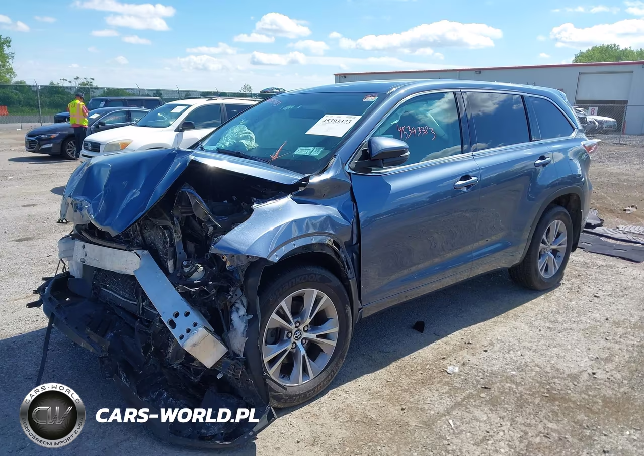 2016 Toyota Highlander Le Plus V6 VIN:5TDBKRFHXGS324746 - 2