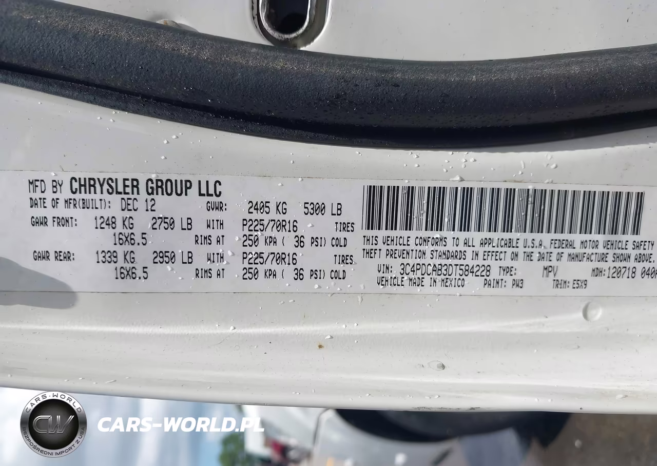2013 Dodge Journey Se VIN:3C4PDCAB3DT584228 - 9