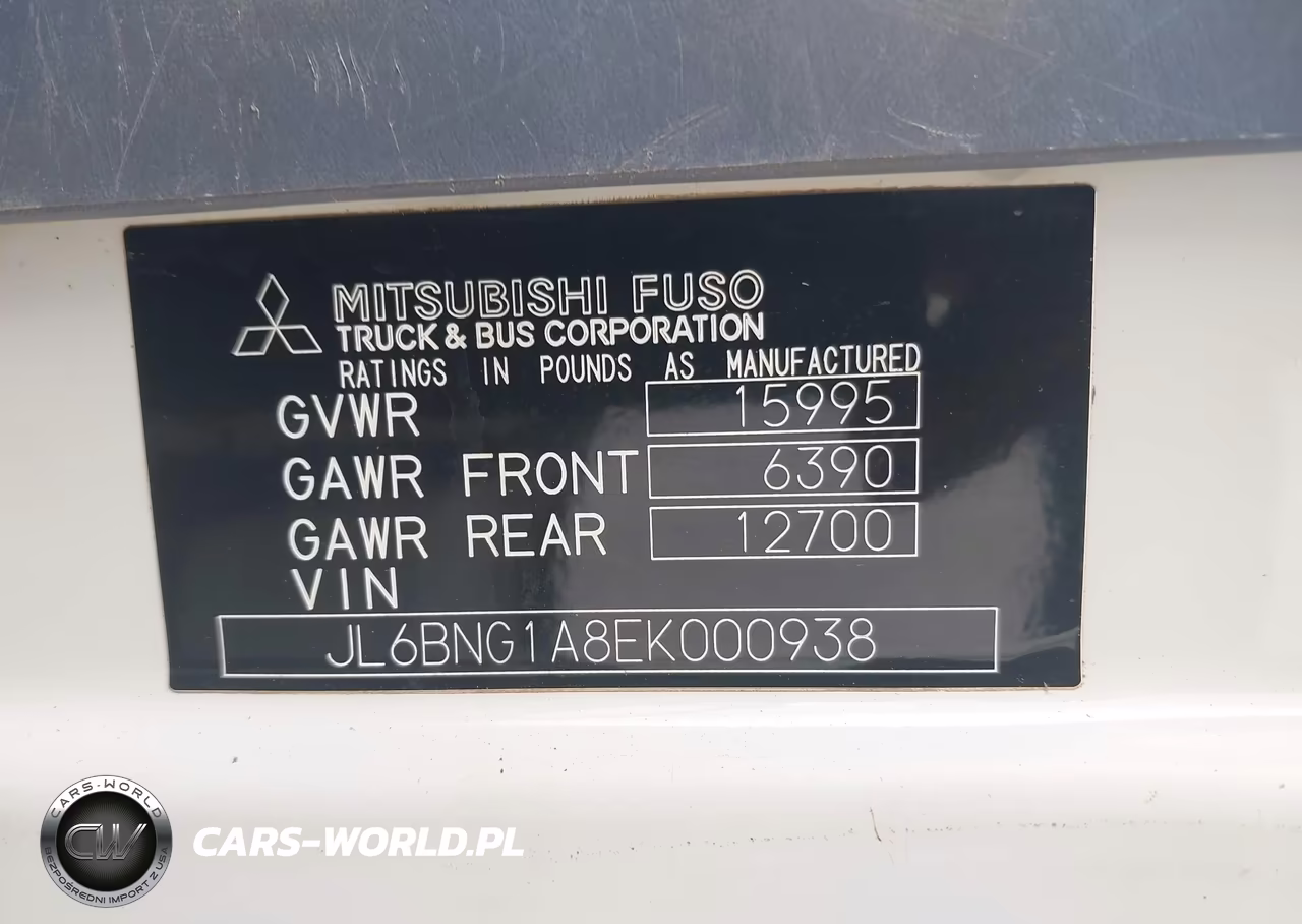 2014 Mitsubishi Fuso Truck Fe Fec72S VIN:JL6BNG1A8EK000938 - 8